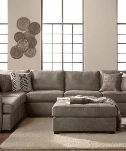 Hughes Furniture Sectionals Serta Goliath Mica Sectional