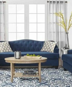 Hughes Furniture Bing Indigo Sofa And Loveseat Sofa Sets - Stationary