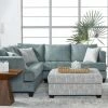 Hughes Furniture Cerulean Blue Sectional Sectionals