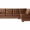 Hughes Furniture Sectionals Hazelnut Chaise Sectional