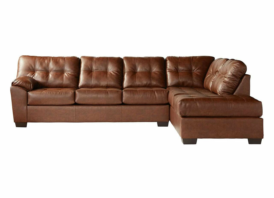 Hughes Furniture Sectionals Hazelnut Chaise Sectional