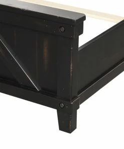 Bernards Furniture Spruce Creek Farmhouse Black King Bedroom Set