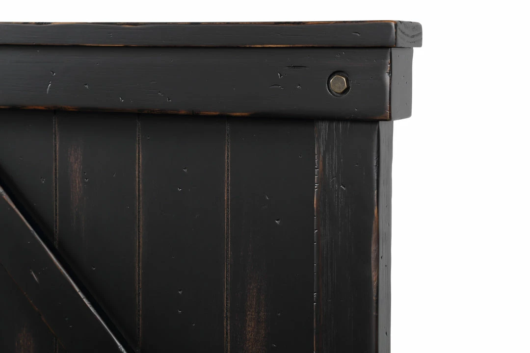 Bernards Furniture Spruce Creek Farmhouse Black King Bedroom Set