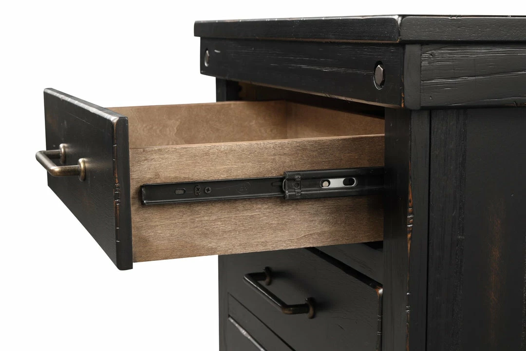 Bernards Furniture Spruce Creek Farmhouse Black King Bedroom Set