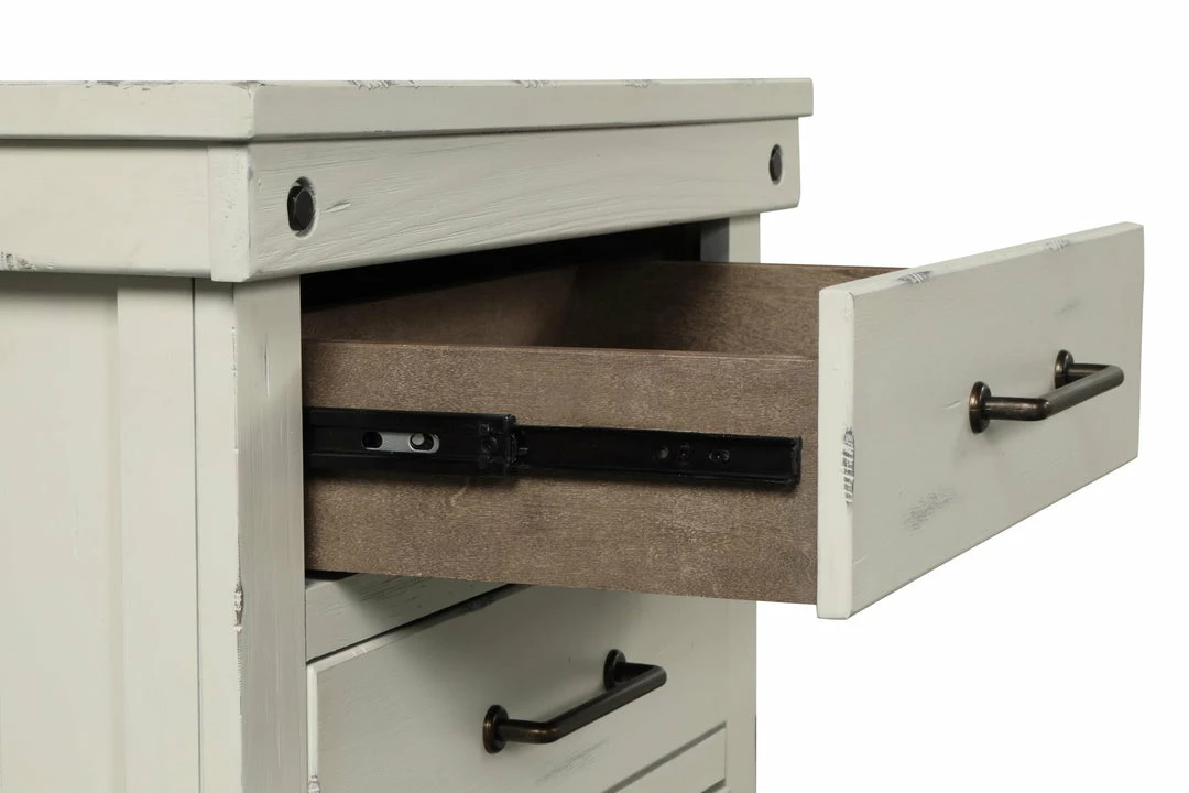 Bernards Furniture Spruce Creek Farmhouse White Queen Bedroom Set