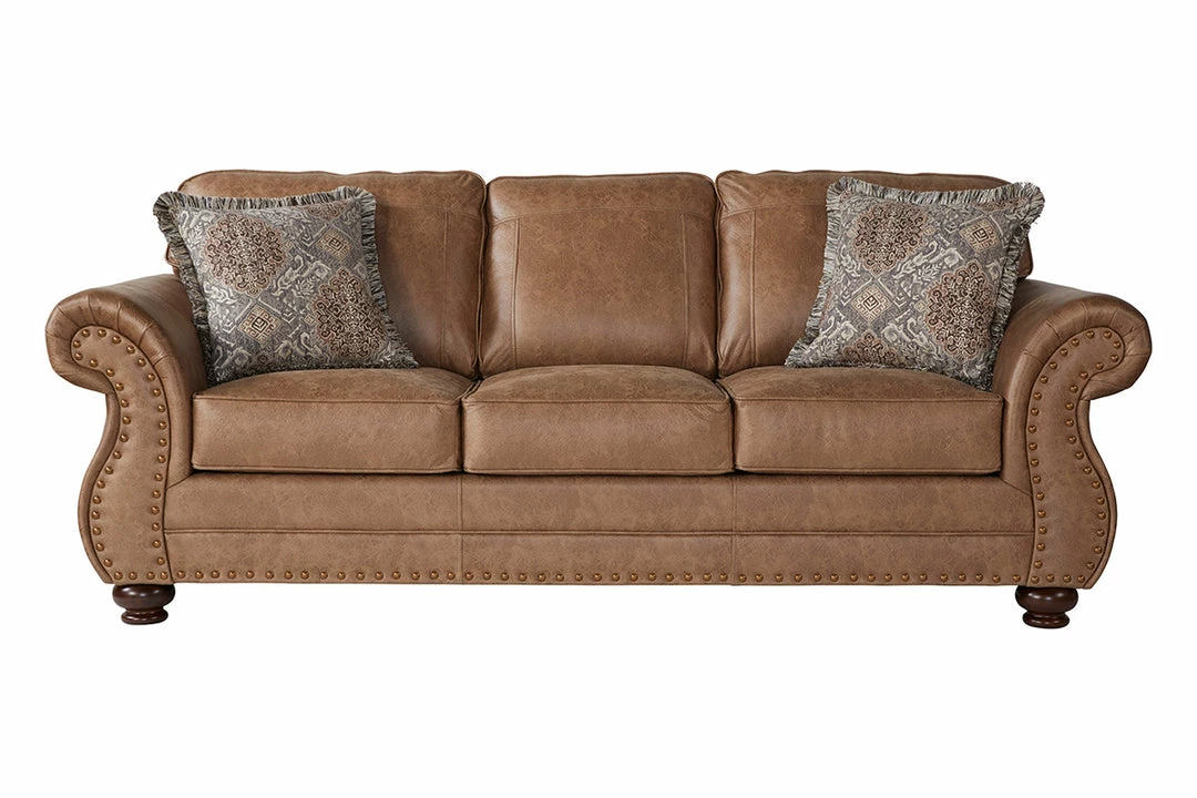 Hughes Furniture Jetson Ginger Sofa And Loveseat