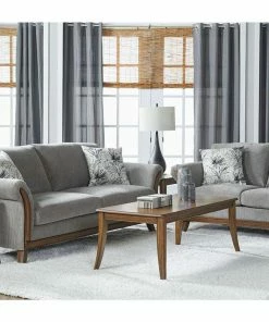 Hughes Furniture Parker Sage Sofa And Loveseat