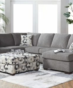 Hughes Furniture Sectionals Camelot Blackstone Chaise Sectional