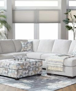 Hughes Furniture Camelot Bone Chaise Sectional