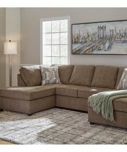 Lane Home Furnishings Double Lounging Nutmeg Sectional Sectionals