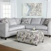 Hughes Furniture Alton Silver Sectional Sectionals
