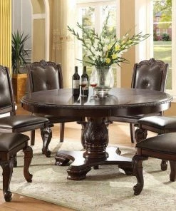 Crown Mark Kiera Brown Round Dining Collection