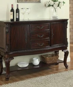 Crown Mark Kiera Brown Round Dining Collection