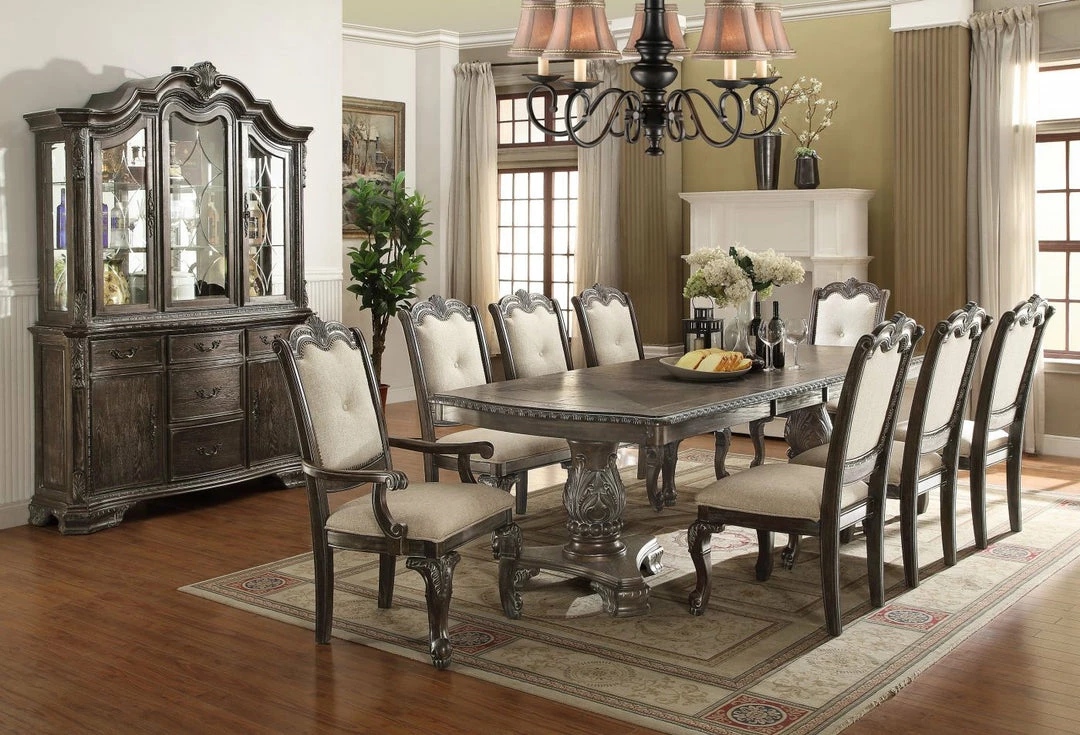 Crown Mark Kiera Gray Formal Dining Collection