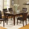 Crown Mark Ferrara Faux Marble Dining Set