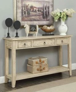 Coast To Coast Furniture Accent Chests Burnished Cream Console