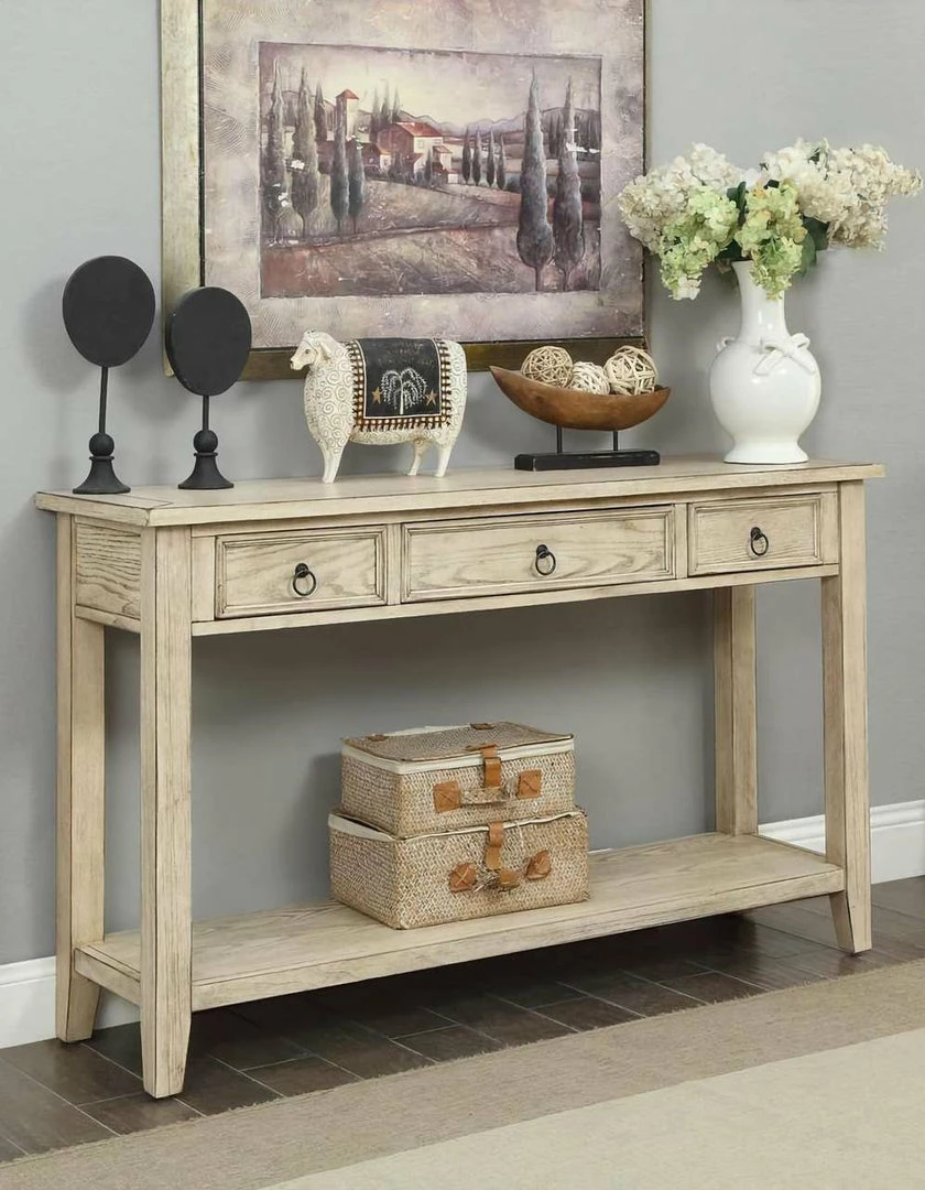 Coast To Coast Furniture Accent Chests Burnished Cream Console