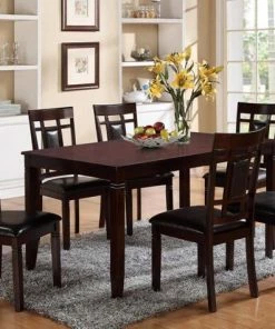 Crown Mark Paige Dark Brown Dining Set