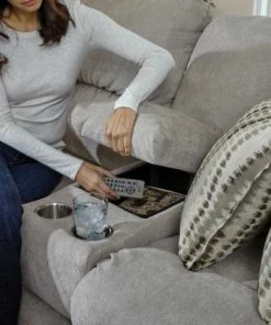 Jackson/Catnapper Mica Sadler Reclining Sofa And Loveseat Sofa Sets - Reclining