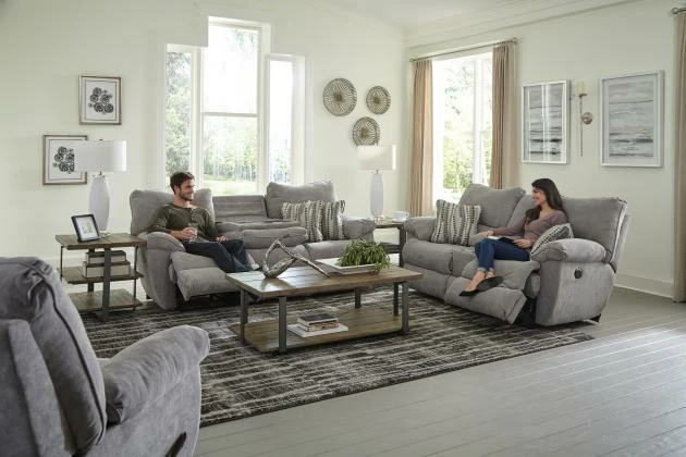 Jackson/Catnapper Mica Sadler Reclining Sofa And Loveseat Sofa Sets - Reclining