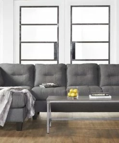 Hughes Furniture Jitterbug Gray Sectional