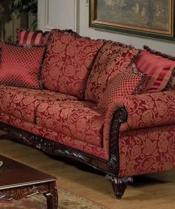 Hughes Furniture Momentum Magenta Sofa And Loveseat Sofa Sets - Stationary