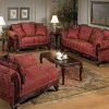 Hughes Furniture Momentum Magenta Sofa And Loveseat Sofa Sets - Stationary