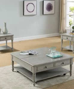 Crown Mark Coffee Table Sets Storage Gray Lift Top Coffee Table Set
