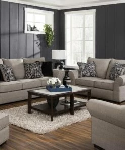Jackson/Catnapper Catnapper Fossil Sofa And Loveseat Sofa Sets - Stationary