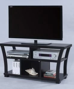 Crown Mark Draper Black Entertainment Console