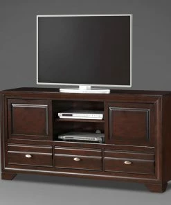 Crown Mark Accent Chests Stella Espresso TV Stand