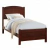 Crown Mark Cherry Twin Helene Panel Bed Futons & Daybeds