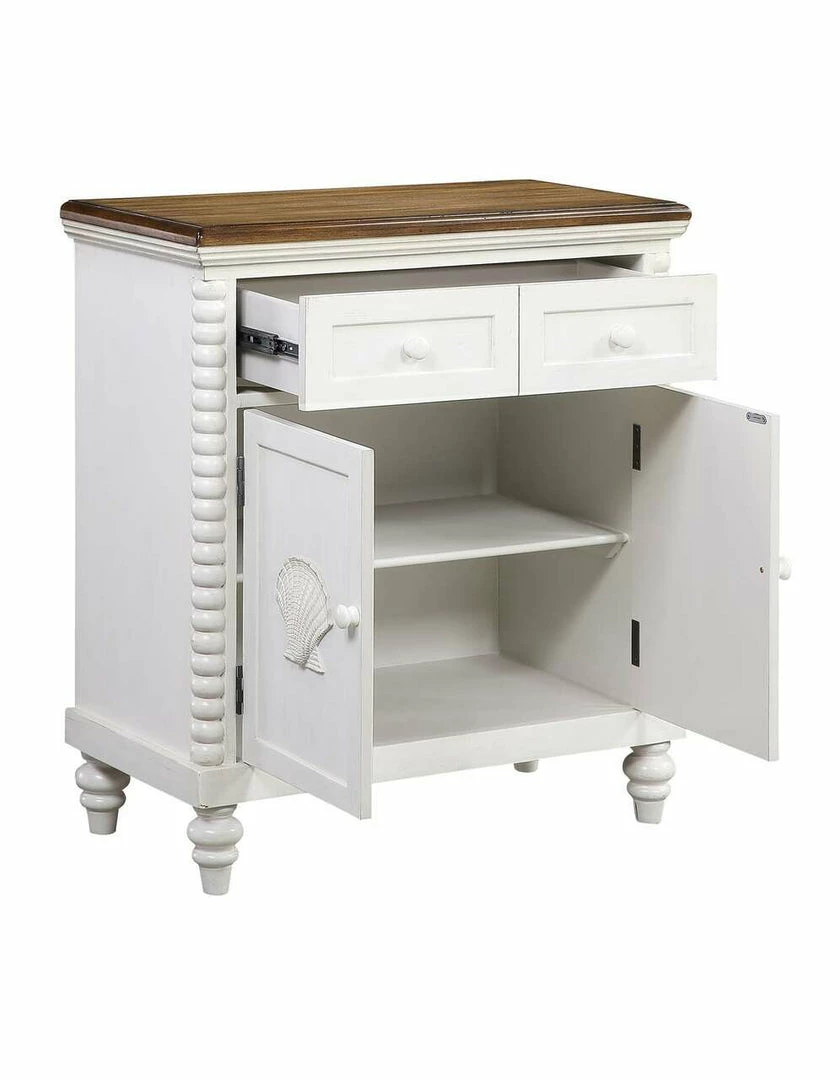 Coast To Coast Furniture Ocean Treasures White Accent Chest Accent Chests