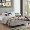 Crown Mark Erin Grey Platform Bed