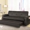 Crown Mark Kid's Beds, Bunkbeds & More Easton Black Trundle Sofa