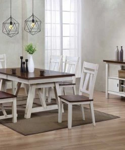 Bernards Furniture Winslow Antique Farmhouse Dining Set