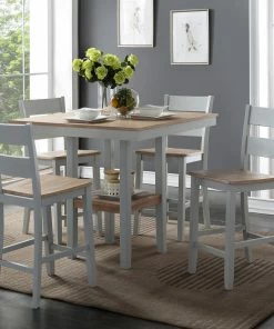 Bernards Furniture York Weathered Gray Counter Dinette Dining