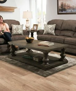 Lane Home Furnishings Lane Rosie Mocha Reclining Sofa And Loveseat Sofa Sets - Reclining