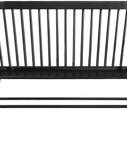 Crown Mark Jeremiah Black Accent Bench