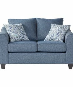 Hughes Furniture Cobalt Blue Sofa And Loveseat Sofa Sets - Stationary