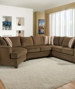 Lane Home Furnishings Albany Chestnut Wedge Sectional