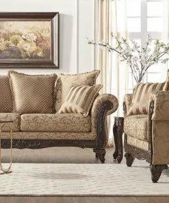 Hughes Furniture Momentum Khaki Sofa And Loveseat