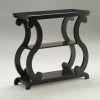 Crown Mark Lucy Black Console Table Accent Chests