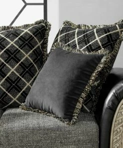 Hughes Furniture San Marino Ebony Sofa And Loveseat Sofa Sets - Stationary