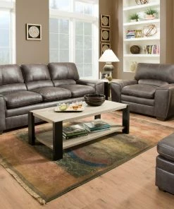 Lane Home Furnishings Shiloh Granite Sofa And Loveseat