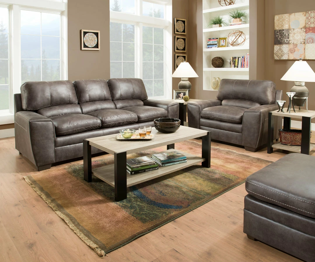 Lane Home Furnishings Shiloh Granite Sofa And Loveseat
