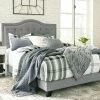Ashley Furniture Queen Gray Upholstered Bed Headboards & Beds