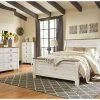 Ashley Furniture King Bedroom Sets Whitewash Antique White Panel King Bedroom Set
