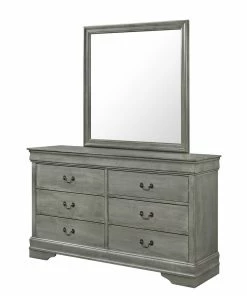 Crown Mark Gray Twin Sleigh Bedroom Set