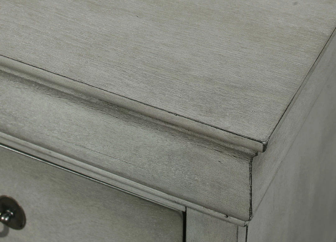 Crown Mark Gray Full Sleigh Bedroom Set